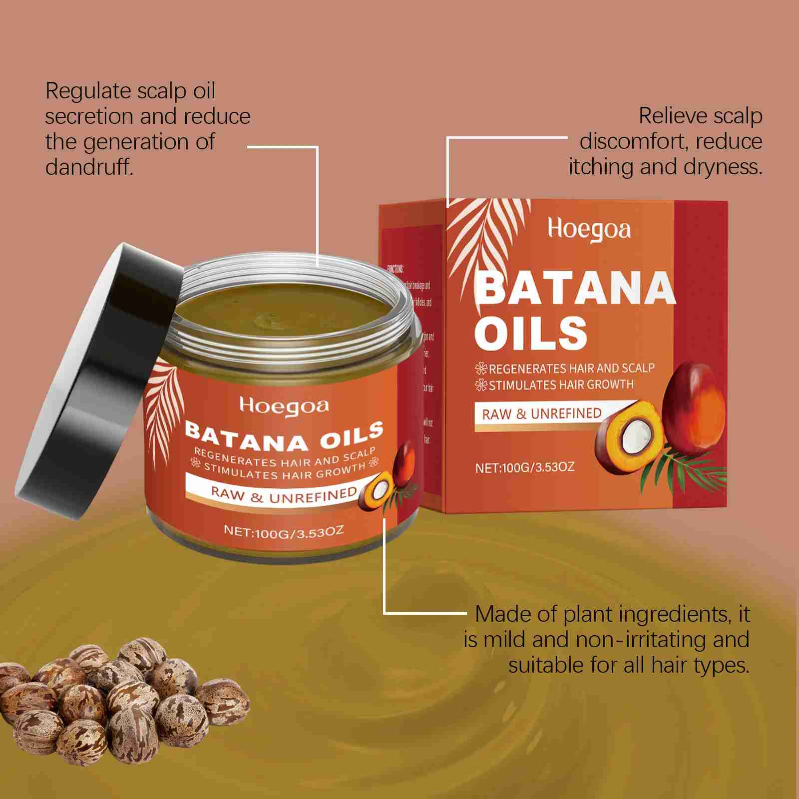 Natural Batana Cream for Hair Growth Prevent Hair Loss