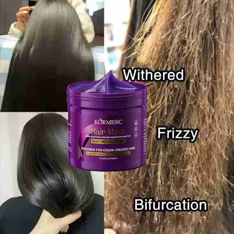 Keratin Hair Mask 5 Seconds Repair Damaged Frizzy Hair Soft Smooth Shiny