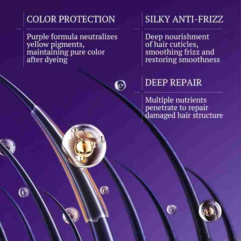 Keratin Hair Mask 5 Seconds Repair Damaged Frizzy Hair Soft Smooth Shiny